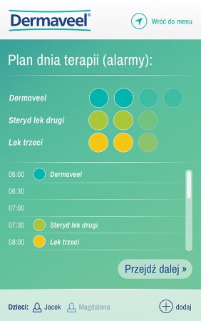 Dermaveel - plan dnia