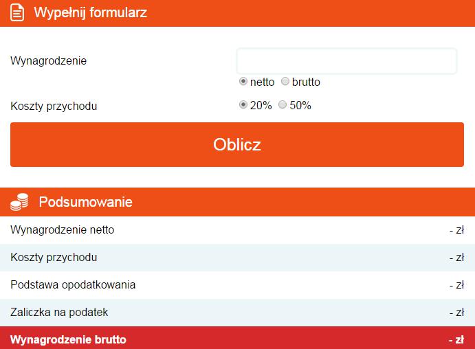 wypełnij formularz